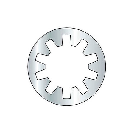 Titan Fasteners Internal Tooth Lock Washer, Steel, Zinc Plated Finish BFA20